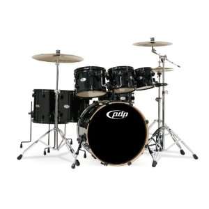  Pacific Drums By Dw X7 Maple Blk Pearlescent W/ Blk Hw 