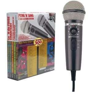   PLAY KARAOKE MICROPHONE SYSTEM WITH 300 SONG DVD