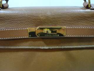 Authentic Vintage Gold Hermes Kelly 28 cm with Gold HWD  