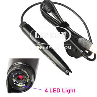   pen camera endoscope with 4 bright led light b008 the pen camera