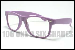 VINTAGE Classic Horn Rimmed Eyeglass Frame Mens Womens Clear Lens 