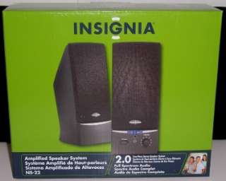 Insignia Amplified Speaker System NS 22 600603112874  