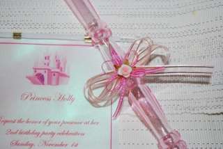 Quinceanera/Birthday Invitation in Scroll Tubes (Customizable)  
