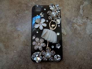 gorgeous handmade swarovski crystal elements iphone 4,4s case