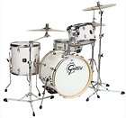 Gretsch Catalina Club Jazz 4 Pc Drum Set White Marine Pearl Kit   New