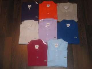 Mens Lacoste Polo Shirt SMALL 3XL (4 9) AUTHENTIC NWT  