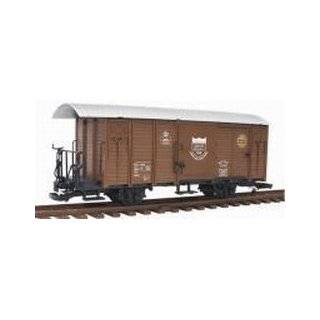 Brown G Scale Freight Box Train Car European Style Gute