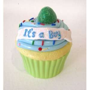   New Ganz Special Celebrations Cupcake Trinket Box Its a Boy Baby