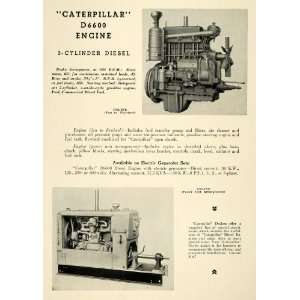   Diesel Engine Electric Generator Flywheel   Original Print Ad Home