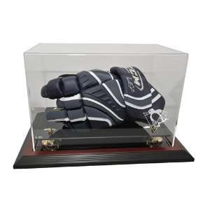  Pittsburgh Penguins Hockey Glove Display Case with 
