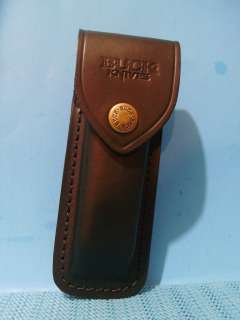 BUCK 110 pocket knife Leather Sheath Black Made in USA FREE SHIPPING 