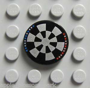 NEW Lego DART BOARD Game Tile city minifig Dartboard  