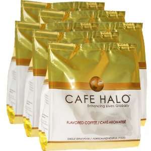 Cafe Halo Cappuccino Coffee Pods (4.23 Ounce), 16 Count Pods (Pack of 