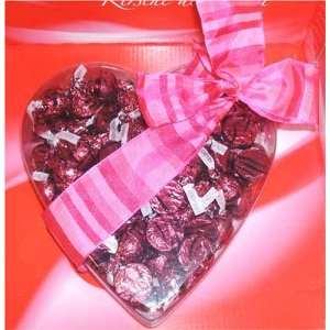 Valentines Day Hersheys Cherry Cordial Kisses 1 Pound Heart Gift Box 