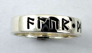 Pair, 2 Norse RUNE Wedding Rings ALL MY LOVE FOREVER  
