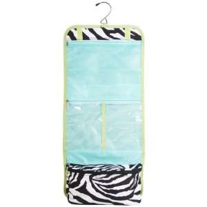  Lime Green Zebra Cosmetic Bag and Jewelry Bag Beauty