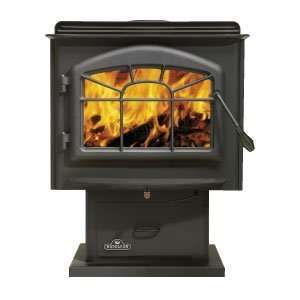   Fireplaces 1100P Small Wood Stove   Painted Black