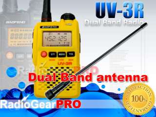   3R BAOFENG 136 174/400 470Mhz + Dual band radio +Antenna mini handheld
