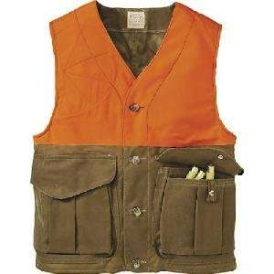  Filson Tin Cloth Upland Hunting Vest w/ Blaze Sports 