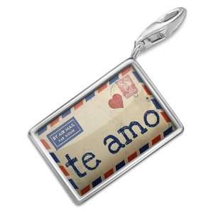 FotoCharms I Love You Spanish Love Letter from Spain   Charm with 