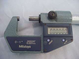 Mitutoyo 293 766 30 Digital Micrometer 0 1” TESTED  