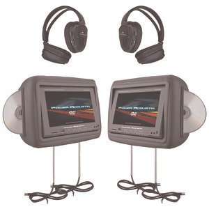   Dvd Combo & Headphones (Dark Gray) (12 Volt Video / Dvd Players With