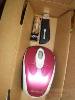 Microsoft Wireless Notebook Optical Mouse 3000, Dragon Fruit Pink $29 