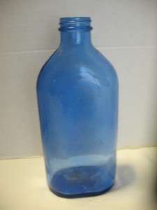 Genuine Phillips Milk of Magnesia Cobalt Blue Bottle 9  