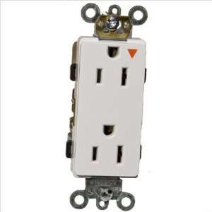   Decorator Isolated Ground Duplex Receptacle White 15A 125V 81911