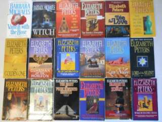   of 33 Elizabeth Peters / Barbara Michaels Mystery Books Amelia Peabody
