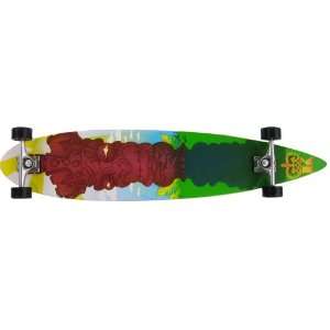 Krown God of Tiki Pintail Longboard (9 x 43 Inch)  Sports 