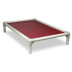 Standard Elevated Chew Proof Dog Bed in Almond Size: X Large (27 x 44 