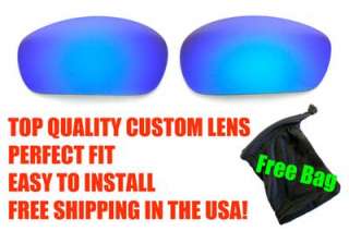   Cool ICE Blue Replacement Lenses for Oakley JAWBONE Sunglasses  