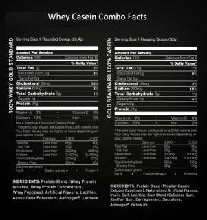   Standard Whey Casein Combo with Shaker, Optimum Nutrition, Protein