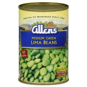 Allens Bean Lima Grn Med 15.25 OZ (Pack Grocery & Gourmet Food