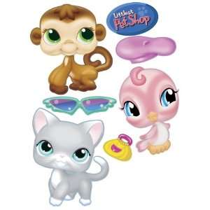   Hasbro Littlest Pet Shop Flypaper   Cat, Bird & Monkey Toys & Games