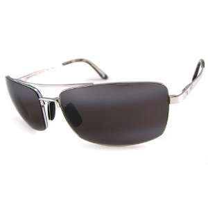  Maui Jim Sunglasses Black Rock / Frame Silver Lens 