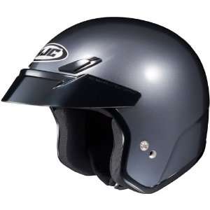   HJC CS 5N Metallic Open Face Helmet   X Large/Anthracite Automotive