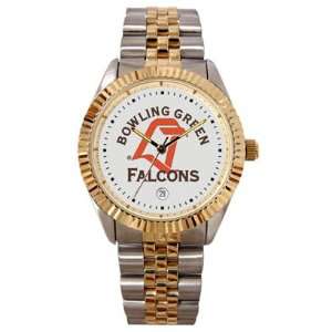 Bowling Green University Falcons Mens Executive Stainless Steel Watch 