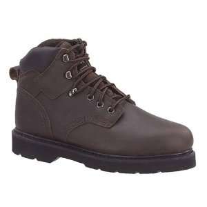  Ad Tec 6in Mens Oil Crazy Horse Dark Brown Work Boots with 