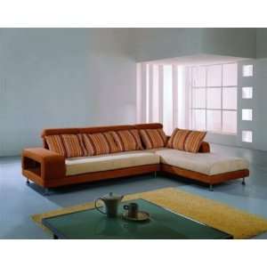 Microfiber Fabric Sectional Sofa Set   Harper Fabric Sectional with 