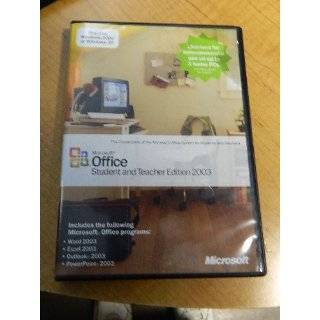 Microsoft Office Student and Teacher Edition 2003 by Microsoft 