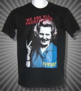 We are all prostitutes Thatcher The Pop Group T shirt  