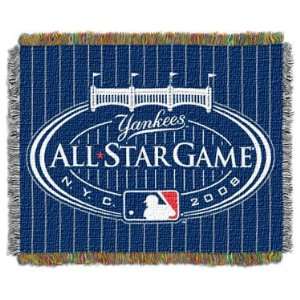 2008 MLB Baseball ALL STAR GAME at YANKEE STADIUM Throw Blanket Rug 