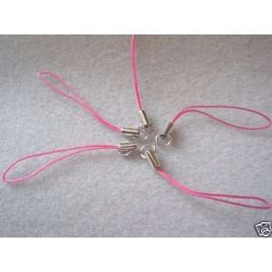  5 Pink Mobile Phone Dangle Lanyard Charm Cords Everything 