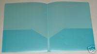 Bright Color Poly Pocket Folders, Lot of 48  