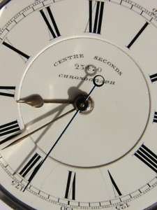 Centre seconds chronograph captains deck pocket watch  