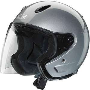   Adult Ace Cruiser Motorcycle Helmet   Silver / X Small Automotive