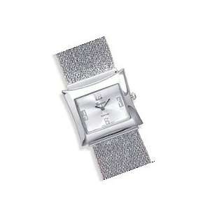  Fashion Watch Silver Tone Multi Strand Bracelet: Jewelry