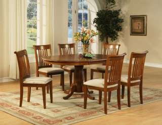 PC OVAL DINETTE DINING ROOM SET TABLE AND 5 CHAIRS  